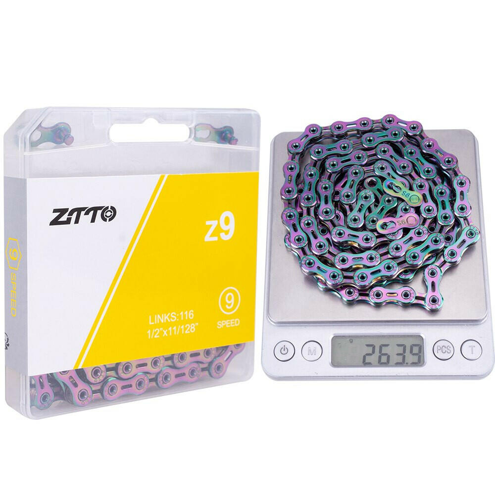 ZTTO ULT Bicycle 8 9 10 Speed Chain 116 Links MTB Road Bike Chains Power Lock High Quality 8S 9v 10v Current Cycling Accessories-WAYBIKER