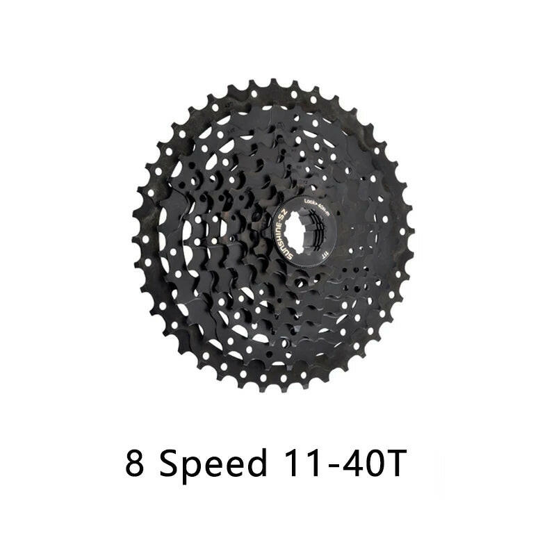 Sunshine 8 Speed Freewheel Cassette 11-25T/28T/32T/40T /42T Compatible HG Freehub for MTB Mountain Bicycle 8V Bike Parts-WAYBIKER