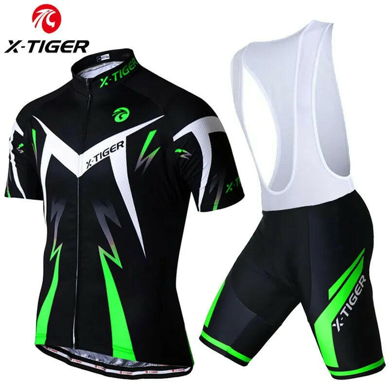 X-TIGER Pro Cycling Jersey Set Summer Men Cycling Wear Mountain Bicycle Clothing MTB Bike Riding Clothes Cycling Suit