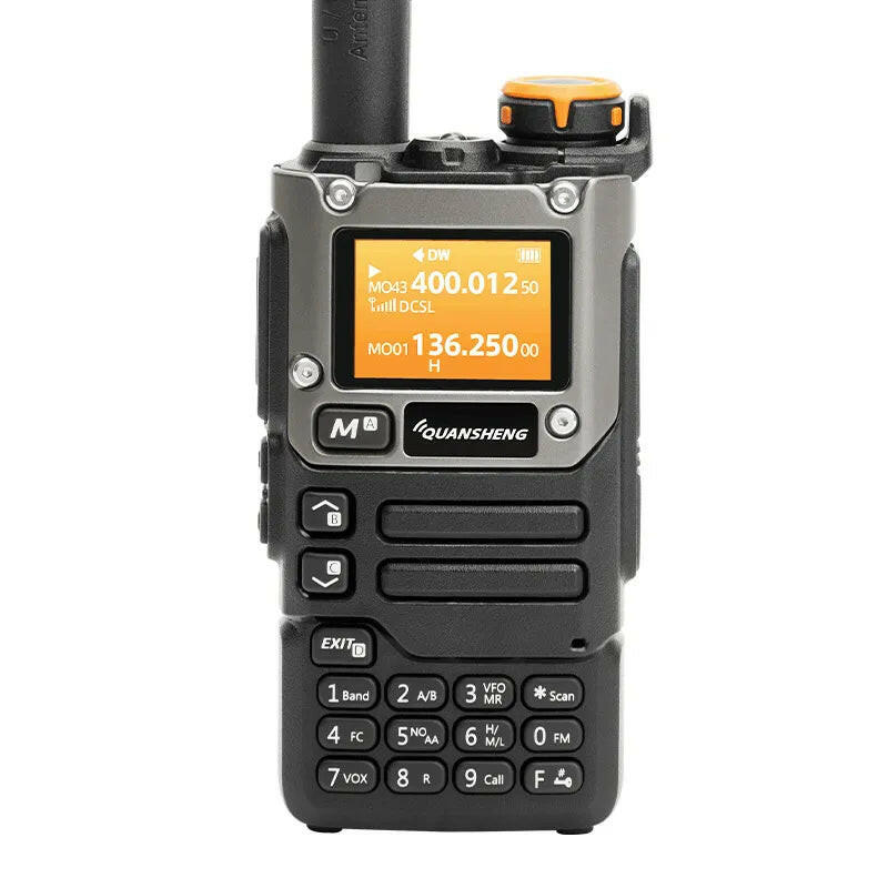 Quansheng UV-K6 Walkie Talkie 5W Air Band Radio Tyep C Charge UHF VHF DTMF FM Scrambler NOAA Wireless Frequency Two Way CB Radio-WAYBIKER