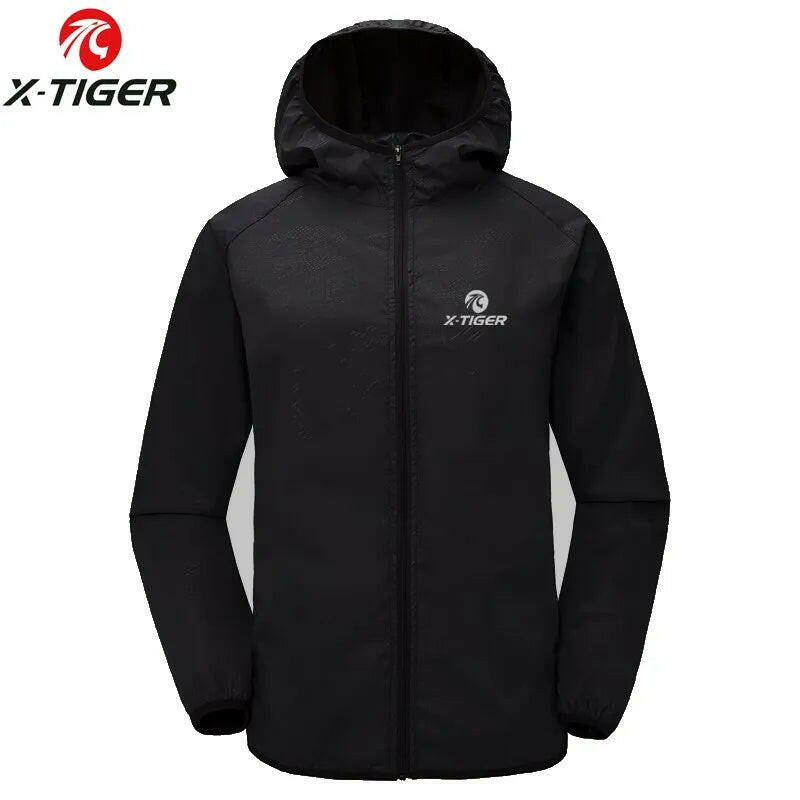 X-TIGER Windproof Reflective Cycling Jersey MTB Bike Bicycle Windcoat Super Light Sunscreen Hiking Jacket Cycling Sports Clothes-WAYBIKER