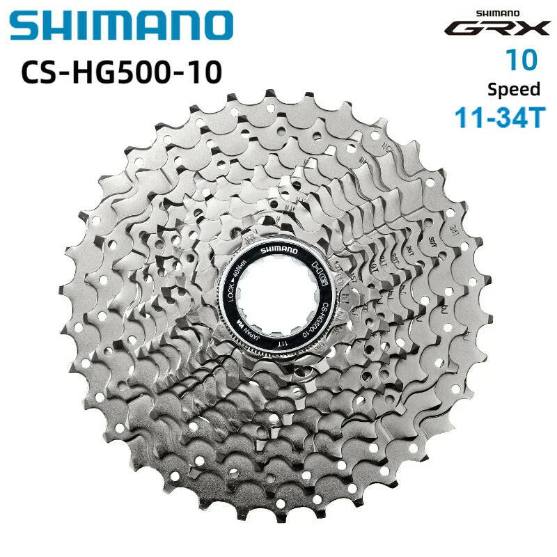 Shimano DEORE HYPERGLIDE CS-HG500 10 Speed Road Cassette 12-28T 11-25T/32T/34T CS-HG50-10 11-36T MTB Cassette Sprocket Freewheel-WAYBIKER