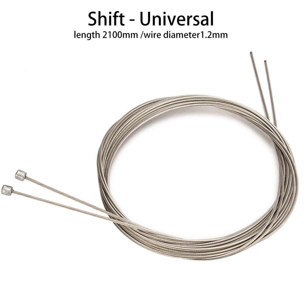 ZTTO Bicycle Stainless Steel Inner Shift Brake Wire MTB Road Bike Shifting Zinc Coat Inside Cable Line 2100mm Shifter Derailleur-WAYBIKER
