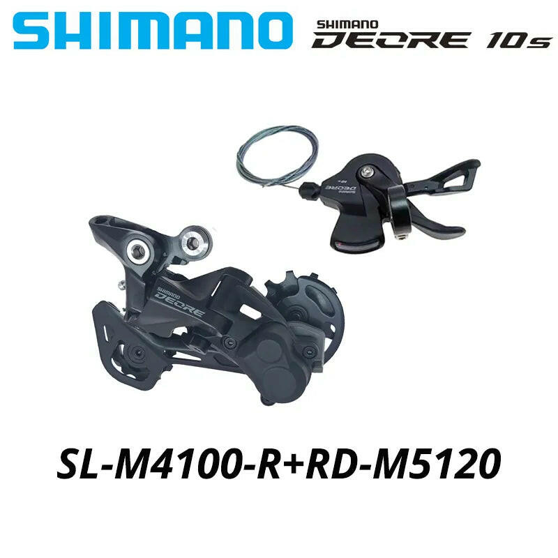 Shimano Deore M4100 1x10S MTB Bike Derailleurs Groupset SL-M4100 Shifter Lever RD-M4120 RD-M5120 Rear Bicycle Switch Basic m6000-WAYBIKER