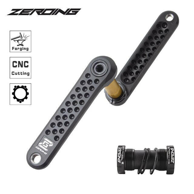 ZEROING 130BCD Road Bike Crankset GXP Bicycle Hollowtech BCD130 Spiders Adapter CNC Crank Folding Bicycle Crank 5 Claw Chainring-WAYBIKER