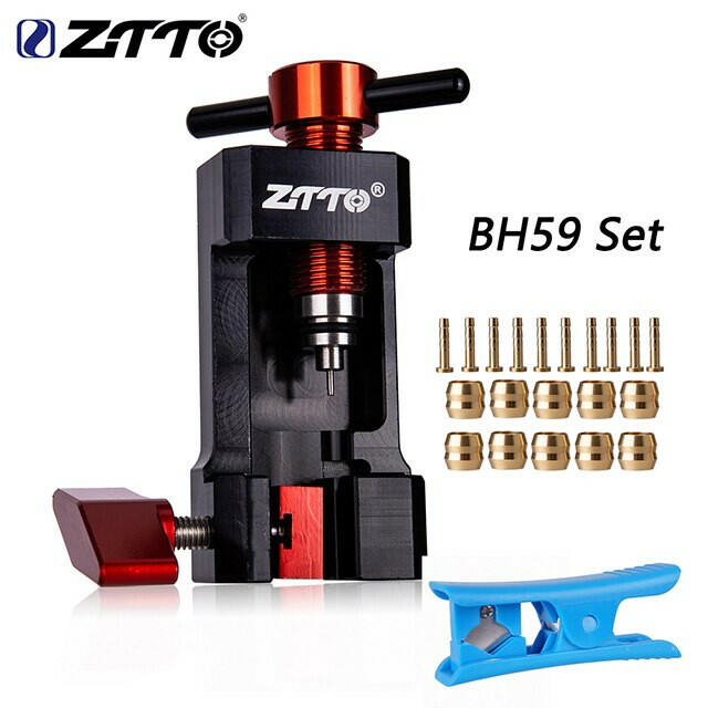 ZTTO Bicycle Hydraulic Disc Brake Oil Needle Tool Driver Hose Cutter Cable Pliers Olive Connector Insert BH59 BH90 Install Press-WAYBIKER