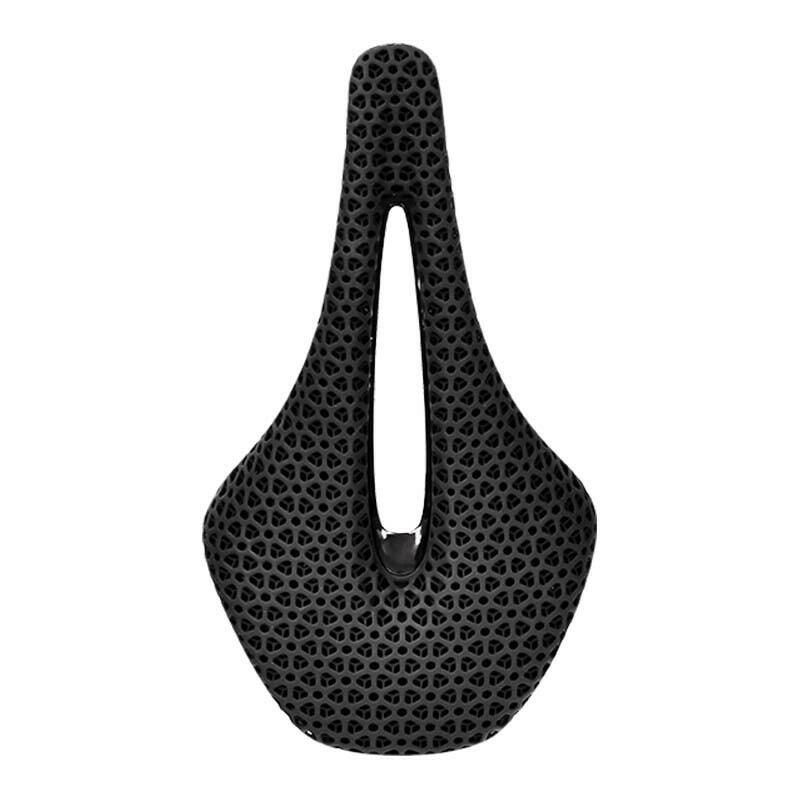 ESLNF 3D Printed Bicycle Saddle Carbon Fiber Ultralight Hollow Comfortable Breathable MTB Mountain Road Bike Cycling Seat Parts