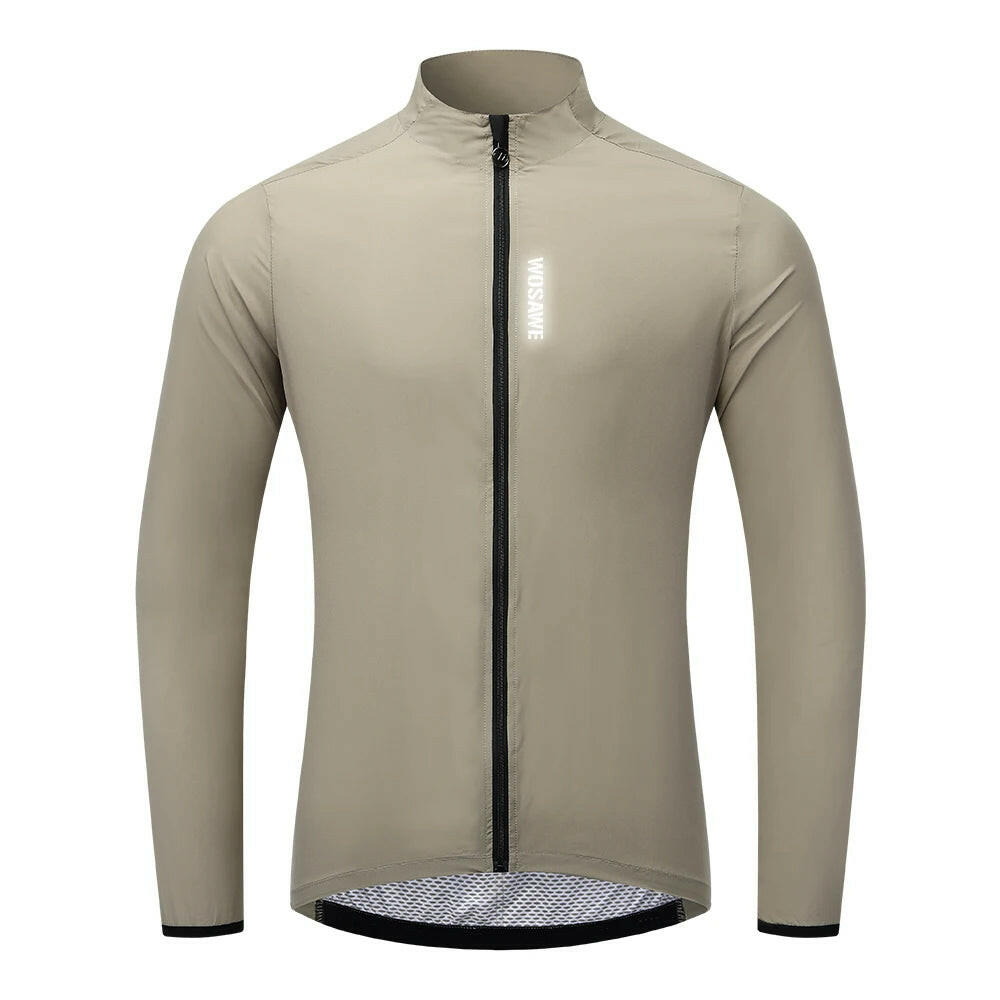 WOSAWE Men's Cycling Windbreaker Windproof Jacket Man Bicycle Jacket Ultralight Packable Road Bike Wind Jacket Vest Sleeveless-WAYBIKER