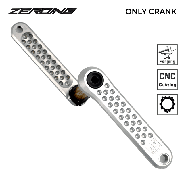 ZEROING ROAD CRANKSET GXP Bicycle Hollow Grave Bike Crank Chainring 110BCD Spider CNC Suitable For Shimano Sram Part 11/12 Speed-WAYBIKER
