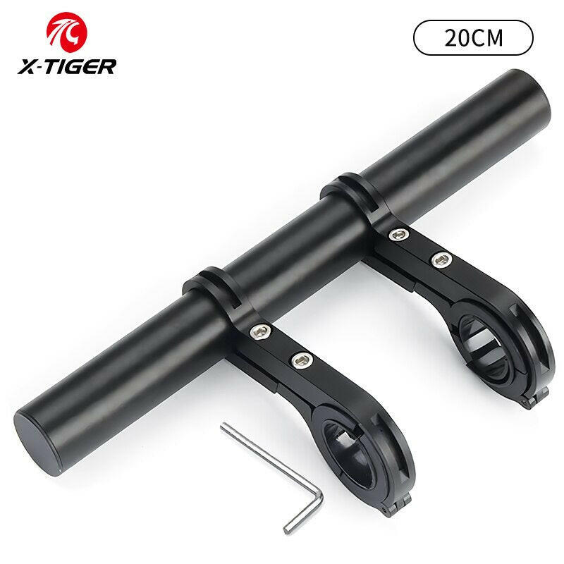 X-TIGER Bicycle Handlebar Extension Bracket Extender Frame Carbon Tube Double Extension Frame Bike Extension Frame Bicycle Clip-WAYBIKER