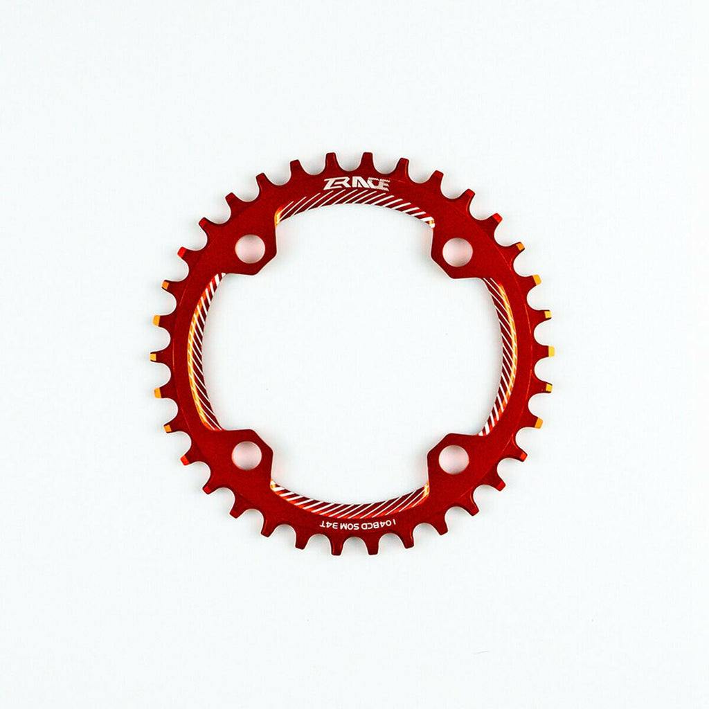 ZRACE Chainrings Chainwheels BCD104, 32T/34T/36T/38T, Narrow Width Tooth AL7075 CNC for MTB-WAYBIKER