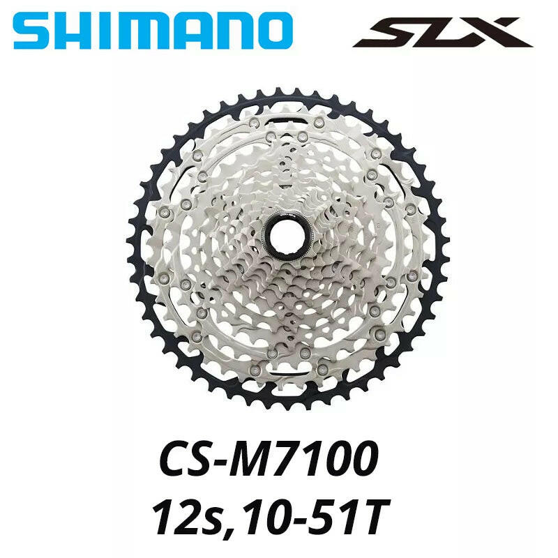 SHIMANO Deore M6100 12 Speed Mountain Bike Flywheel 12V Variable 12Speed Flying 12S 10-51T Micro Spline Cassette M7100 M8100-WAYBIKER