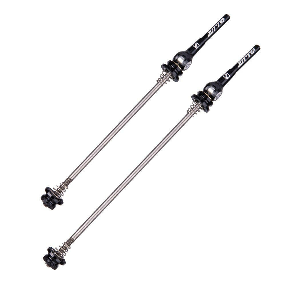 ZTTO MTB Eccentric QR Titanium Alloy Skewers TI Ultralight 9mm 5mm Quick Release 100 135 Hub 52g Lightweight Axle 9x100 10x135