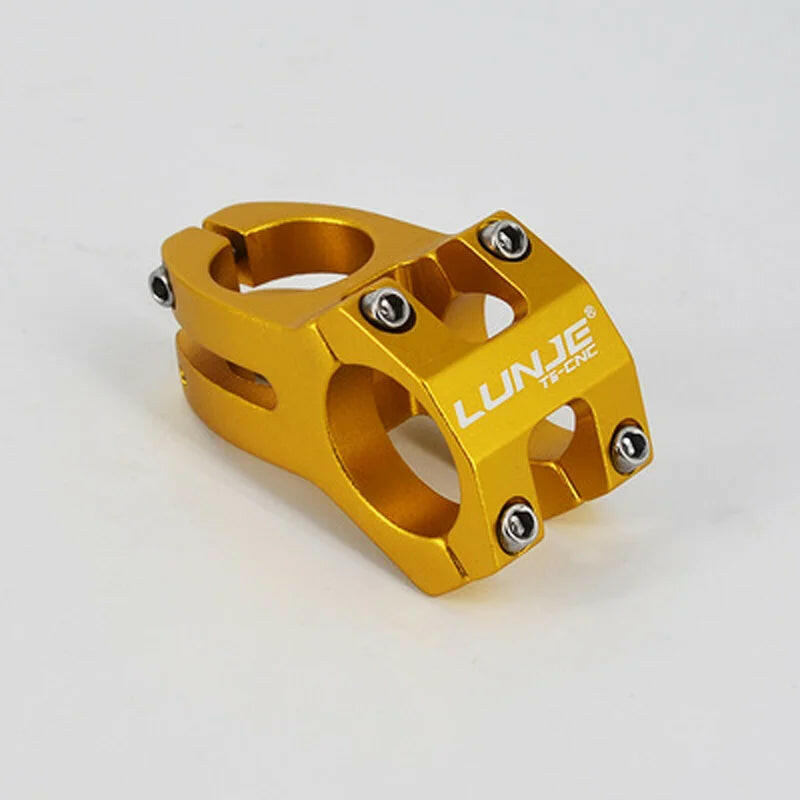 LUNJE MTB Stem 31.8x45mm High-strength Short Handlebar Stem Aluminum Alloy Bicycle Bridge Racing Downhill Bike / Road Bike Stem-WAYBIKER