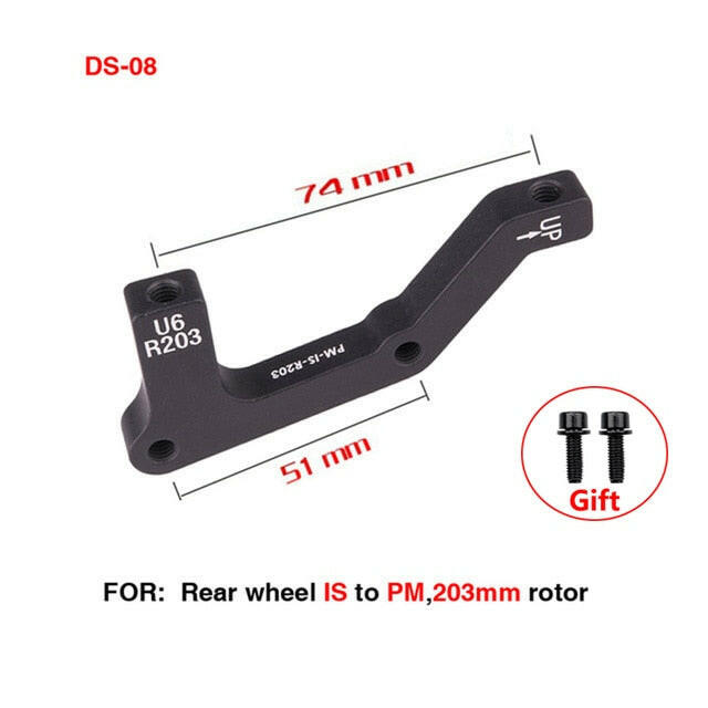ZTTO Disc Brake Rotor Mount Adapter MTB Ultralight Bracket IS PM A B to PM A Bicycle Disc Brake Adaptor for 140 160 180 203mm-WAYBIKER