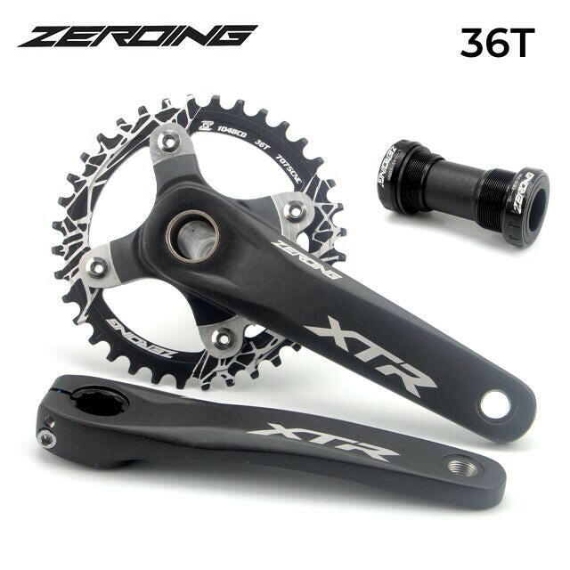 XTR XT SLX 104BCD Bike Crank 170mm Crankset 32T 34T 36T 38T Sprocket With Bottom Bracket 10 11 12speed Mountain Bicycle Crankset-WAYBIKER
