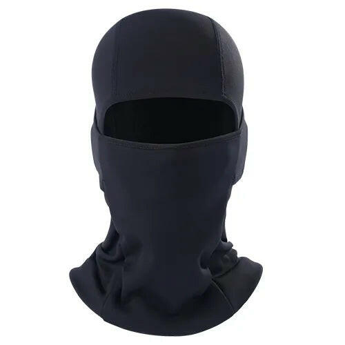 Winter Full Face Mask Fleece Balaclava Thermal Neck Warmer Cycle Helmet Hood Ski Snowboard Black Hats Head Cover Scarf Men Women-WAYBIKER