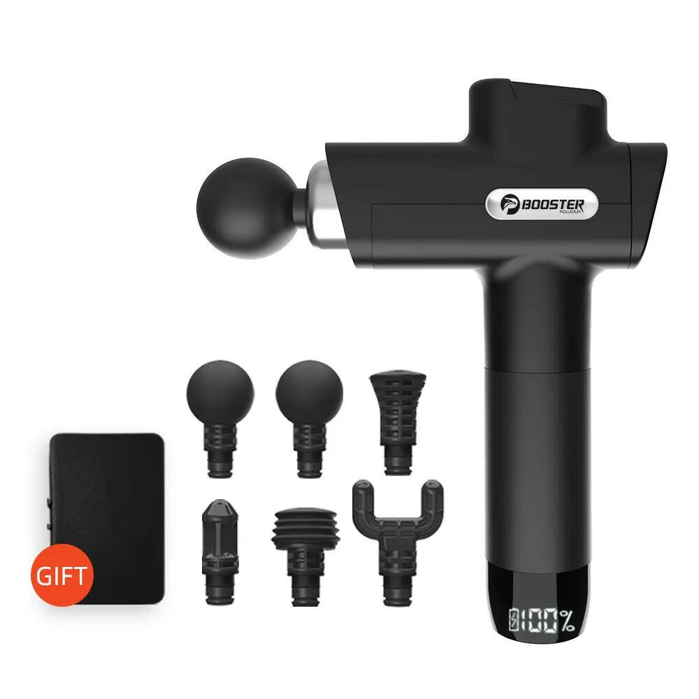 M2-D Massage Gun Portable Percussion Pistol Massager For Body Neck Deep Tissue Muscle Relaxation Gout Pain Relief Fitness-WAYBIKER