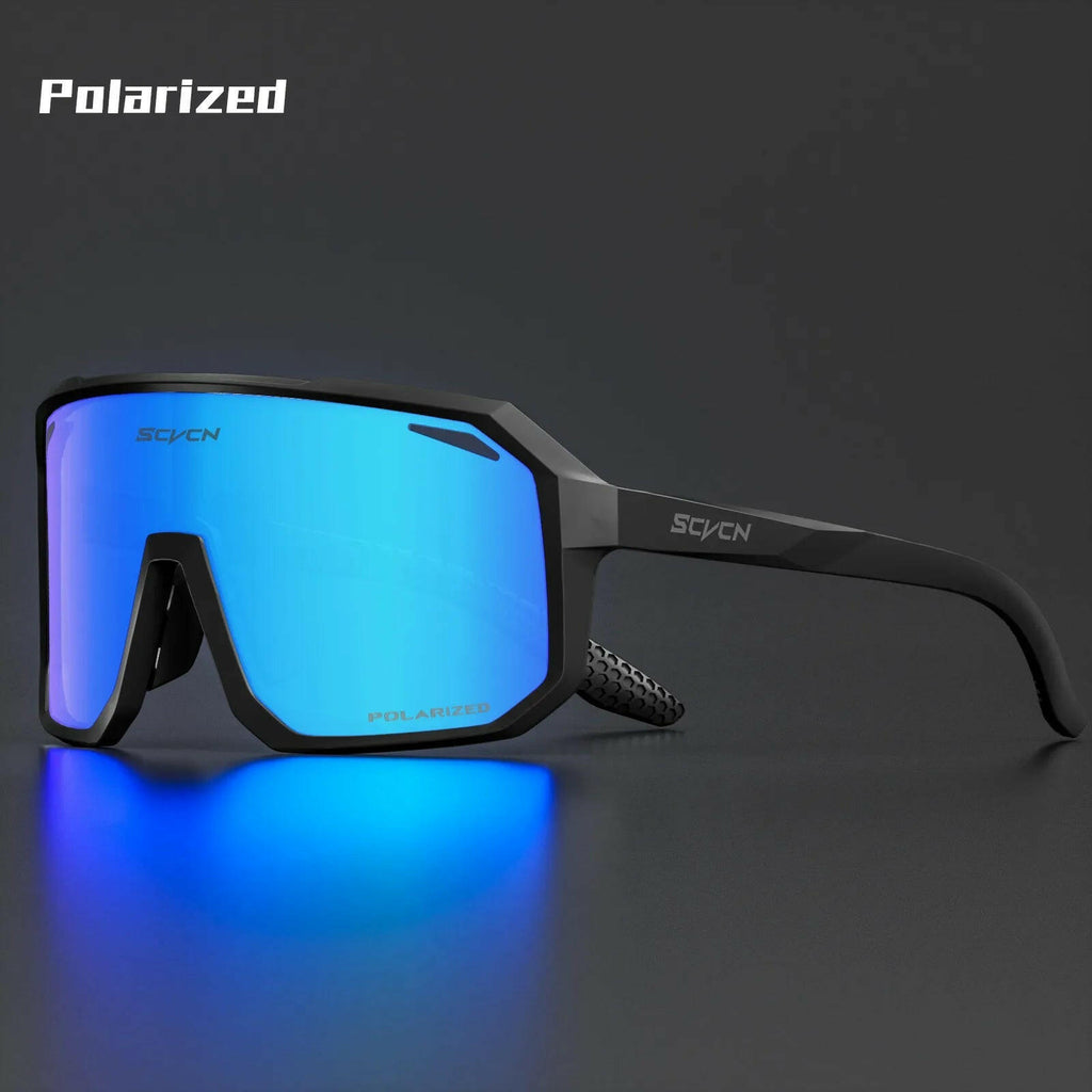 SCVCN Men Sunglasses Polarized Cycling Glasses Sun Glasses for Driving Fishing MTB Goggles Woman Bike Bicycle Cycle Eyewear-WAYBIKER