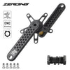 ZEROING 130BCD Road Bike Crankset GXP Bicycle Hollowtech BCD130 Spiders Adapter CNC Crank Folding Bicycle Crank 5 Claw Chainring-WAYBIKER