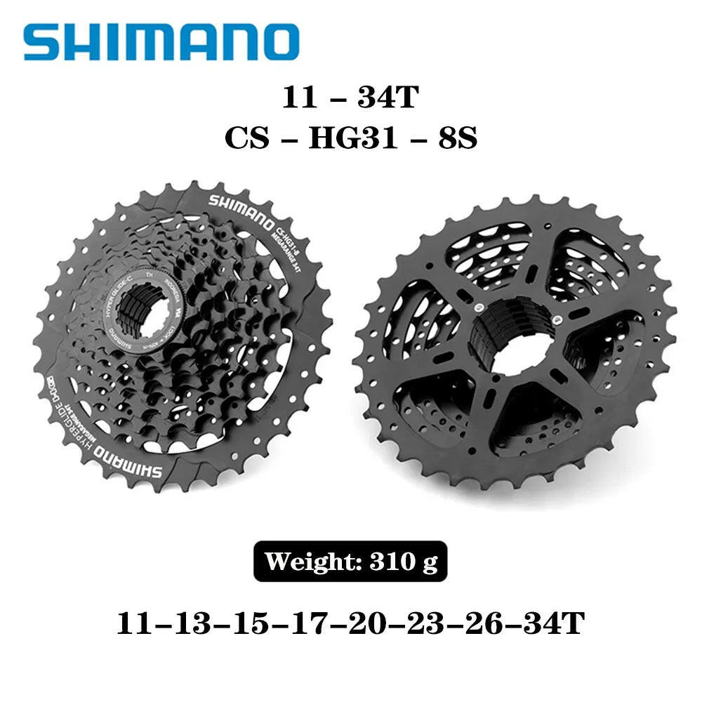 SHIMANO CS-HG41-8 CS-HG31-8 8 Speed 24 Speed Mountain Bike Folding Car Cassette Tower Wheel HG41-8 8s 8v 11-32T/34T Original-WAYBIKER
