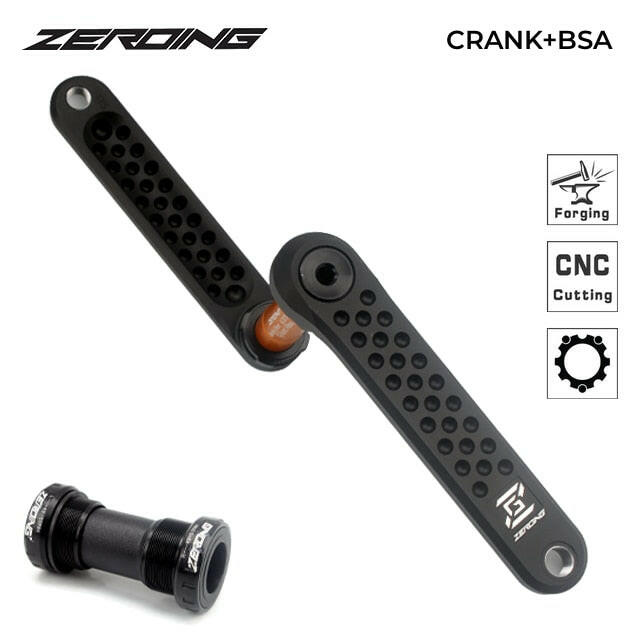 ZEROING Road Folding Bicycle Crankset 10/11/12speed GXP Single Chainring 40/42/44/46/48T With Bracket Bottom BSA For Gravel Bike-WAYBIKER