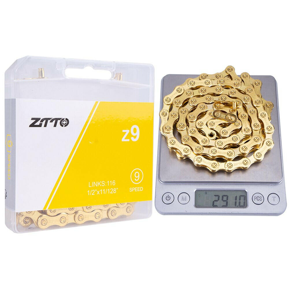 ZTTO ULT Bicycle 8 9 10 Speed Chain 116 Links MTB Road Bike Chains Power Lock High Quality 8S 9v 10v Current Cycling Accessories-WAYBIKER