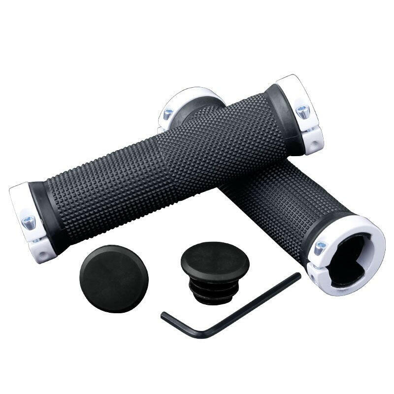 X-TIGER Bicycle Grips MTB Rubber Handlebar Grips Shockproof Anti-Slip Racing Road Bike Grips Ergonomic Lock Cycling Handlebar-WAYBIKER