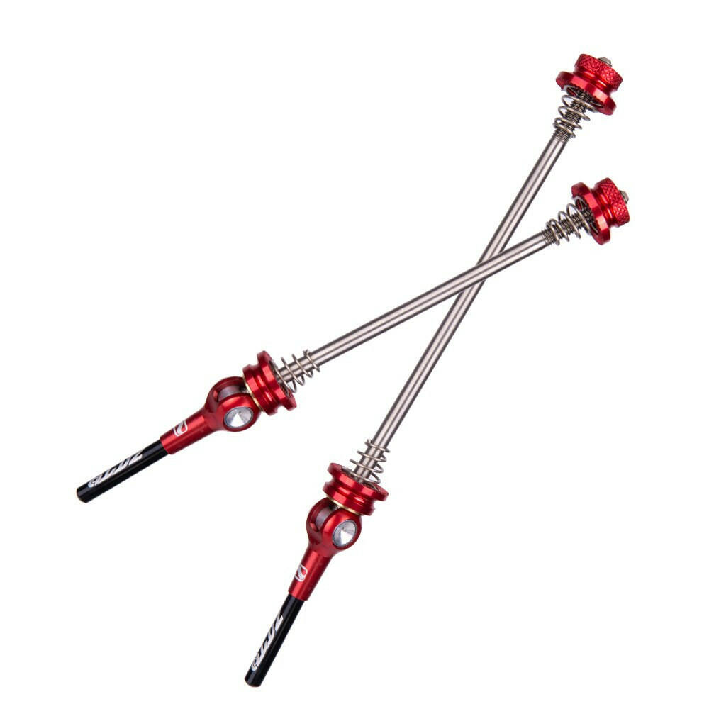 ZTTO MTB Eccentric QR Titanium Alloy Skewers TI Ultralight 9mm 5mm Quick Release 100 135 Hub 52g Lightweight Axle 9x100 10x135