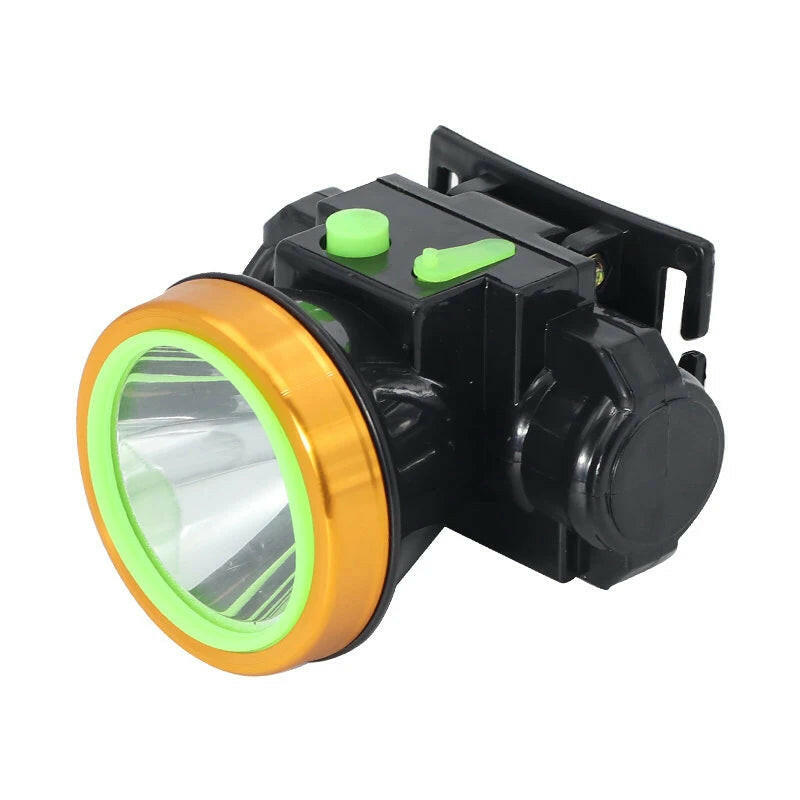 Super Bright LED Headlamp100-250V Zoomable Headlight Head Torch Flashlight Head lamp by battery for Fishing Hunting Camping-WAYBIKER