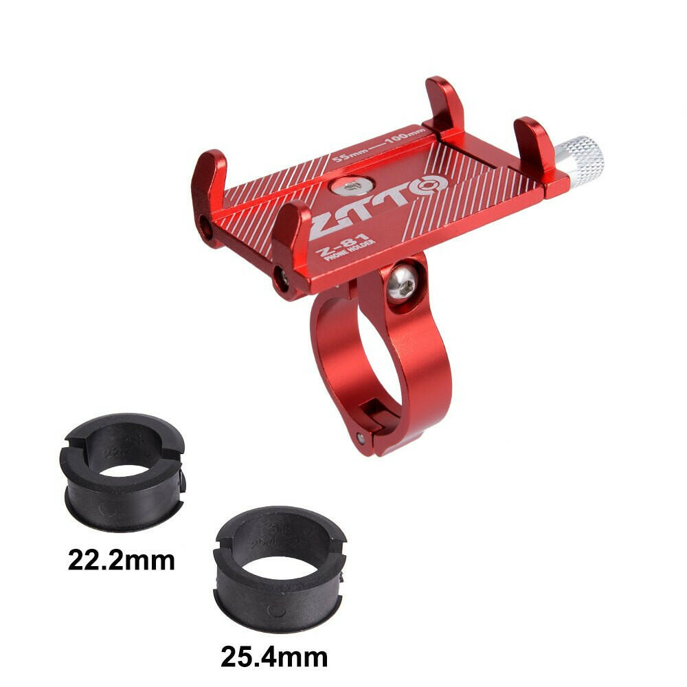 ZTTO Bicycle Phone Holder Reliable Mount Universal MTB Mobile Cell GPS Metal Motorcycle Holder on Road Bike Moto M365 Handlebar-WAYBIKER