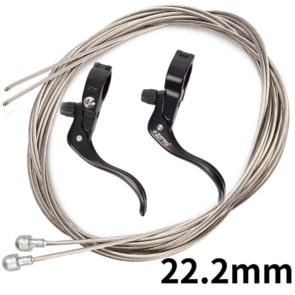 ZTTO Bicycle Parts Road Bike Brake Levers 22.2 31.8 Fixed Gear Deputy Vice Brake Parts 31.8mm Brake Handle 22.2mm 1 Pair-WAYBIKER