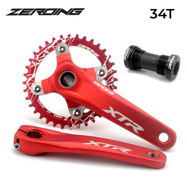 XTR XT SLX 104BCD Bike Crank 170mm Crankset 32T 34T 36T 38T Sprocket With Bottom Bracket 10 11 12speed Mountain Bicycle Crankset-WAYBIKER