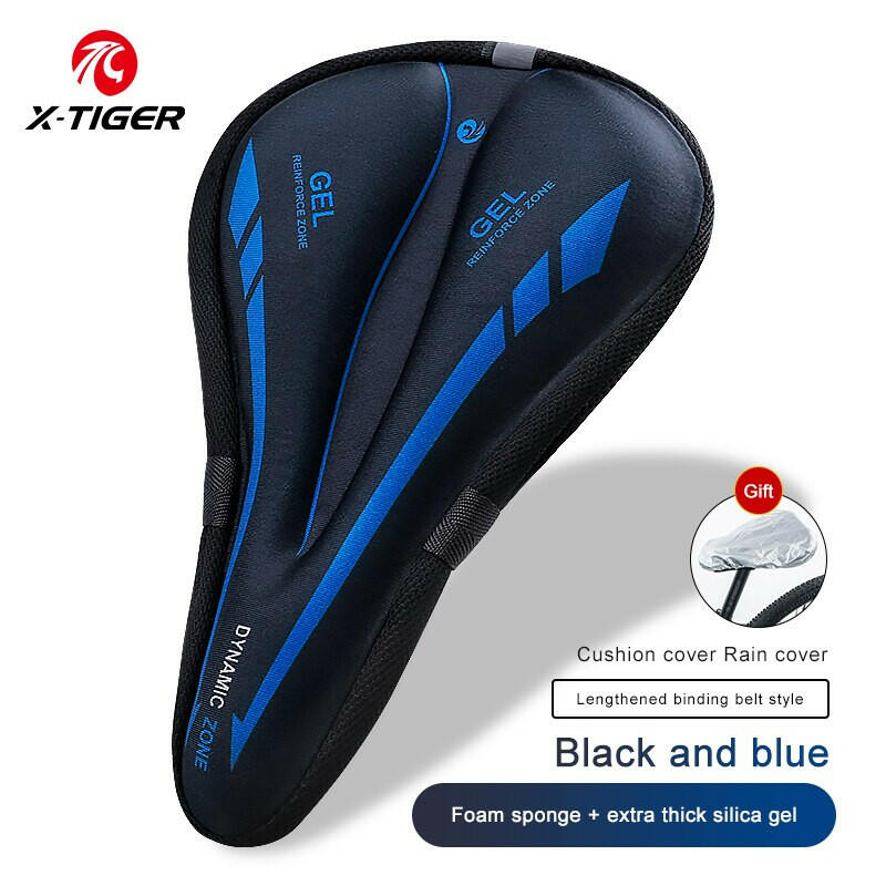 X-TIGER MTB Saddle Cover High Elastic Sponge Road Bicycles Seat Thickened Gels Cushion Breathable Cycling Bike Seat Accessories-WAYBIKER
