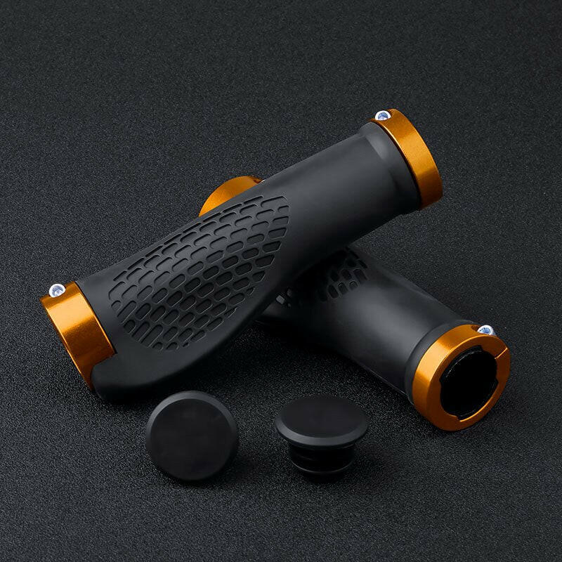 X-TIGER Bicycle Grips MTB Rubber Handlebar Grips Shockproof Anti-Slip Racing Road Bike Grips Ergonomic Lock Cycling Handlebar-WAYBIKER