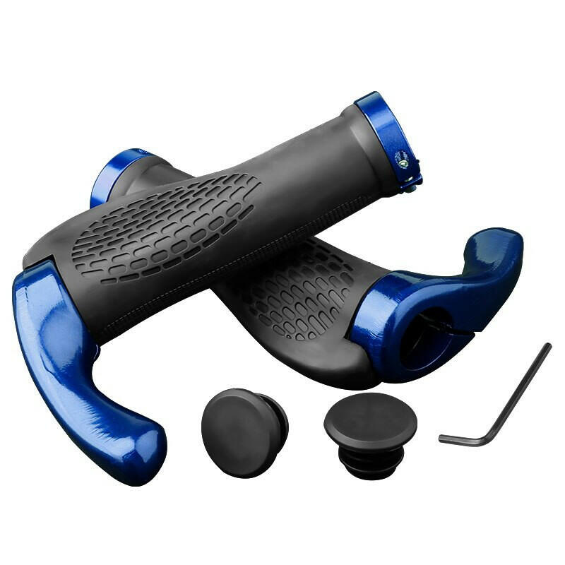 X-TIGER Bicycle Grips MTB Rubber Handlebar Grips Shockproof Anti-Slip Racing Road Bike Grips Ergonomic Lock Cycling Handlebar-WAYBIKER
