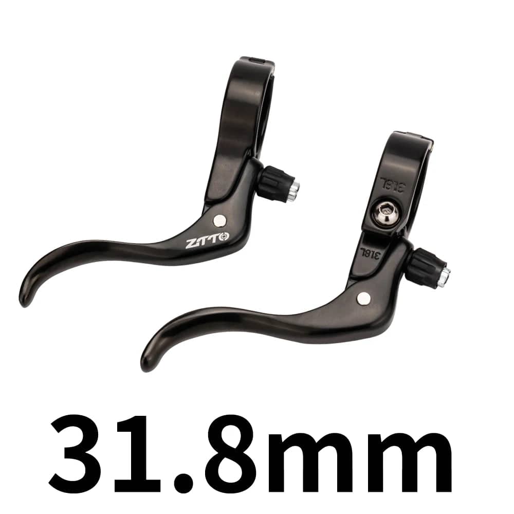 ZTTO Bicycle Parts Road Bike Brake Levers 22.2 31.8 Fixed Gear Deputy Vice Brake Parts 31.8mm Brake Handle 22.2mm 1 Pair-WAYBIKER