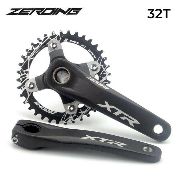 XTR XT SLX 104BCD Bike Crank 170mm Crankset 32T 34T 36T 38T Sprocket With Bottom Bracket 10 11 12speed Mountain Bicycle Crankset-WAYBIKER