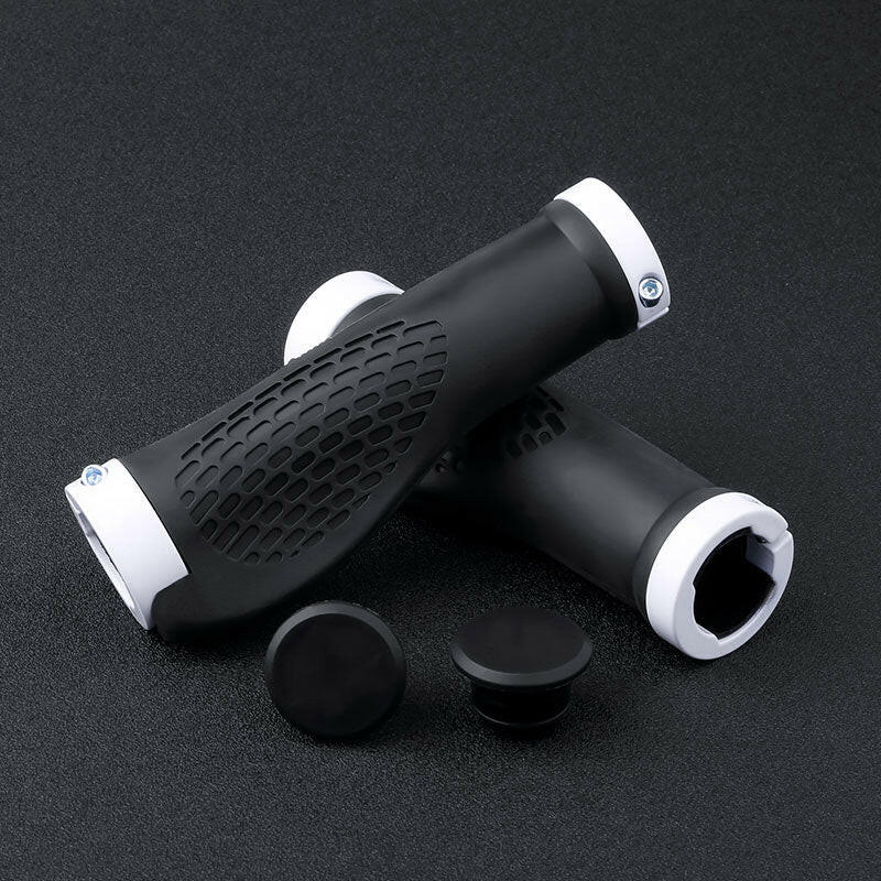 X-TIGER Bicycle Grips MTB Rubber Handlebar Grips Shockproof Anti-Slip Racing Road Bike Grips Ergonomic Lock Cycling Handlebar-WAYBIKER