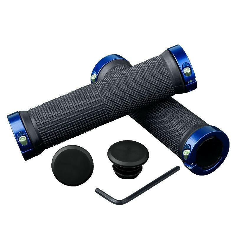 X-TIGER Bicycle Grips MTB Rubber Handlebar Grips Shockproof Anti-Slip Racing Road Bike Grips Ergonomic Lock Cycling Handlebar-WAYBIKER