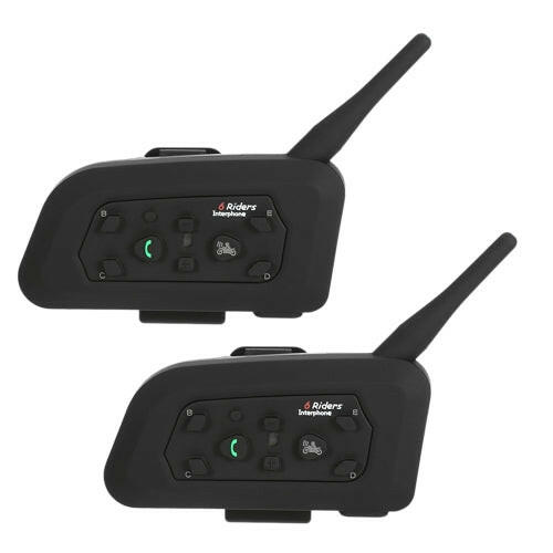 2 Sets V6-1200 Motorcycle Helmet Bluetooth Headset Intercom-WAYBIKER