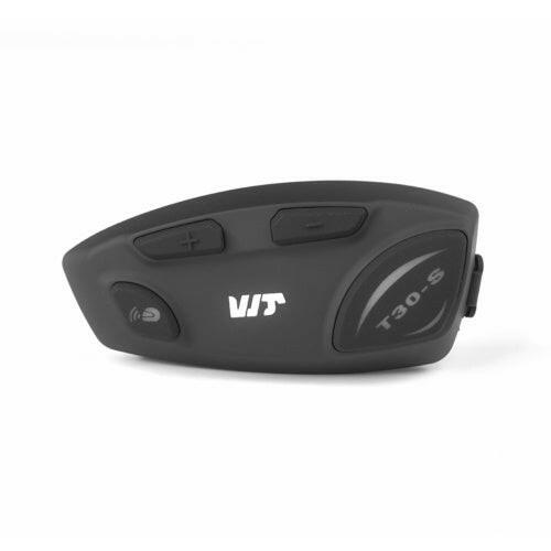 T30-S Motorcycle BT5.0 Intercom Wireless Helmet Headset 1200M Hands-free Interphone Waterproof 12 Riders Full Duplex FM Radio With Soft Mic for Motorcycle Riders 2 Riders Music Share-WAYBIKER