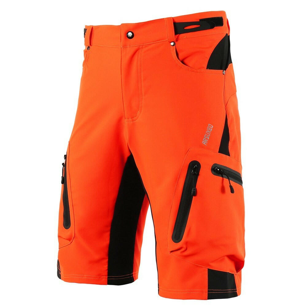 Lixada Baggy Shorts Cycling Biking Pants Breathable Sports Loose Fit Shorts Outdoor Casual Cycling Running Clothes with Zippered Pockets-WAYBIKER