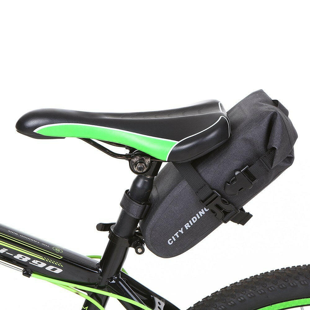 1.5L Bike Saddle Bag Cycling Seat Post Bag Water Repellent Bike Rear Seat Bag MTB Road Bike Tail Storage Bag-WAYBIKER