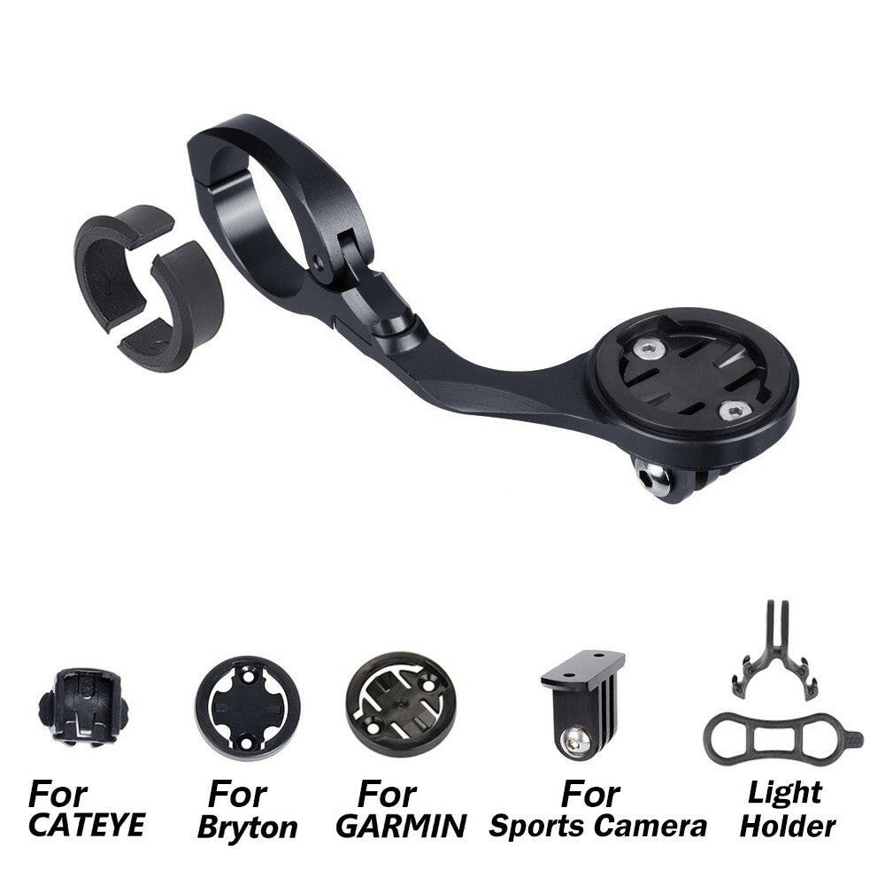 MTB Bike Out-front Computer Mount Holder for Garmin/Cateye/Bryton Bicycle Computer Sports Camera Light Holder Bracket