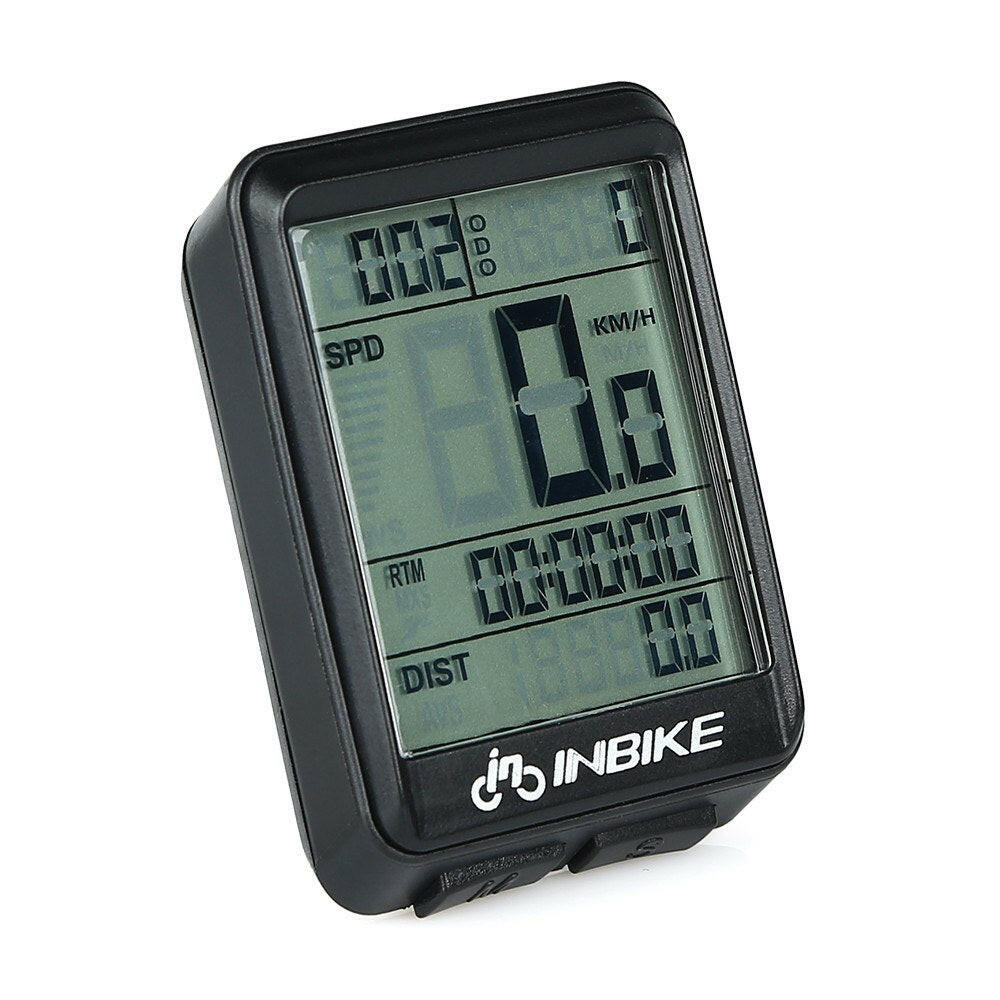 Waterproof Bicycle Speedometer Wireless Bike Computer Rainproof LCD Display Multifunctional Cycling Odometer Temperature Calorie Counting User A/B Recorder-WAYBIKER