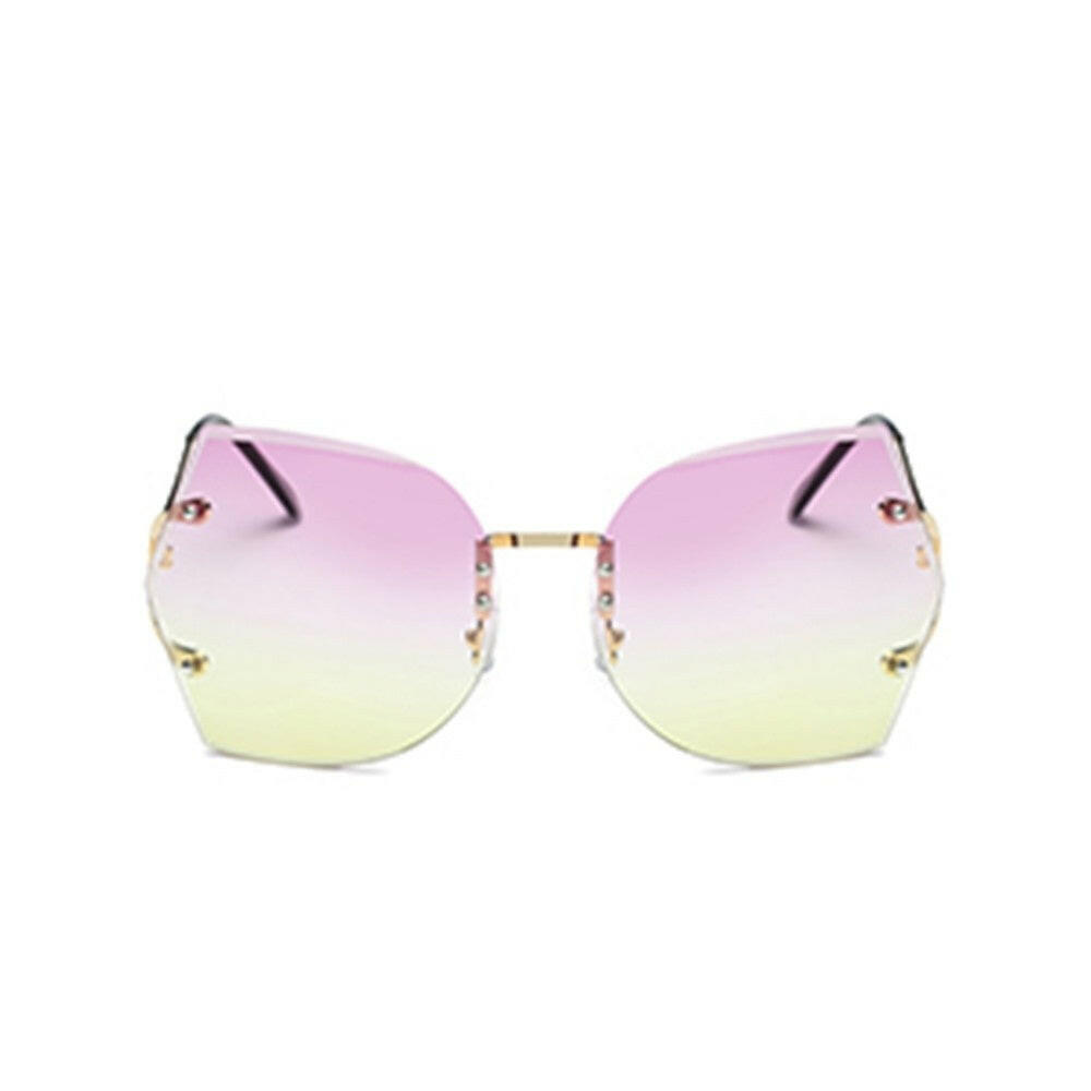 Fashion Ocean Film Sunglasses Eyeglass UV 400 Protection Irregular Lens Sunglasses for Men and Women-WAYBIKER