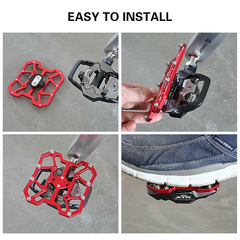 spd pedal platform adapter MTB Mountain Bicycle Clipless Pedal Platform Adapters for SPD for KEO