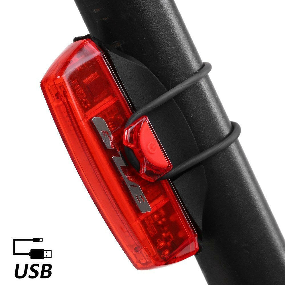 Bike Tail Light Rear Light Smart Sensor Light USB Rechargeable Super Bright LED Bicycle Taillight Cycling Safety Flashlight with 6 Modes