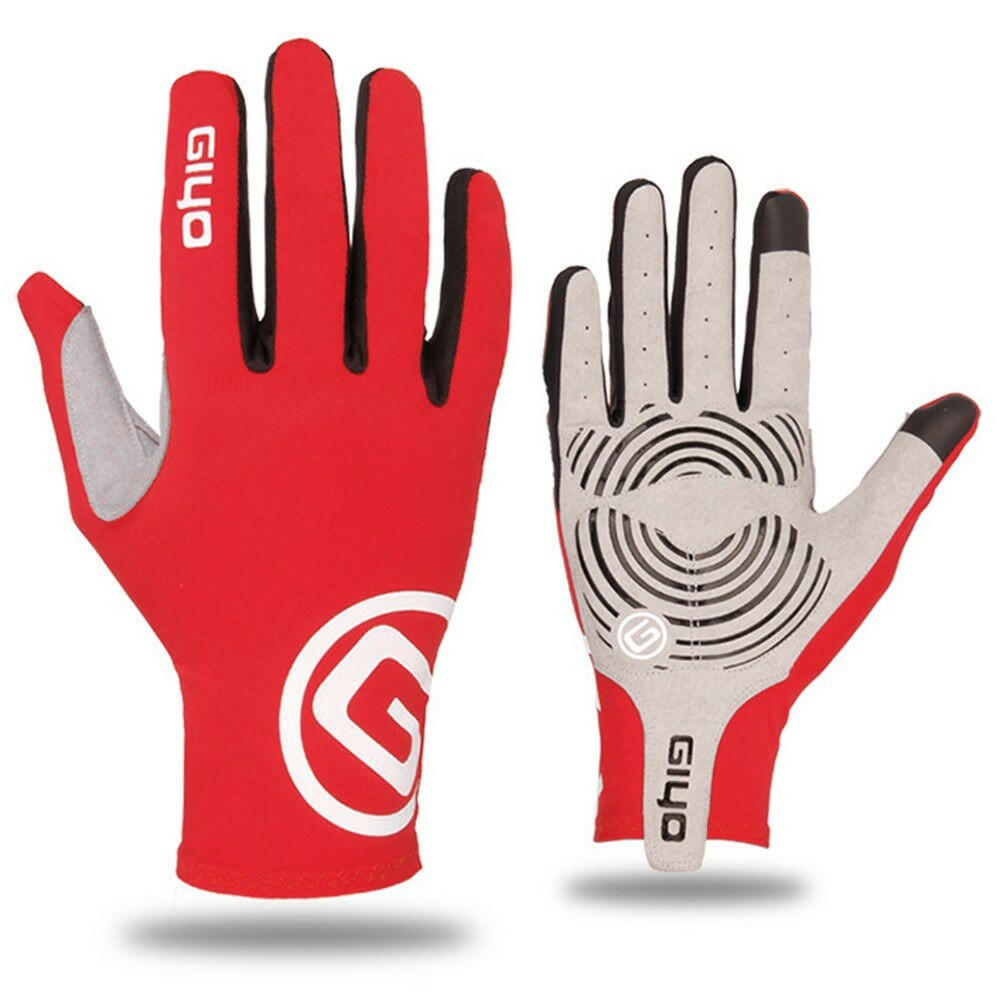 Cycling Gloves Touchscreen Anti-slip Riding Driving Full Fingers Gloves Shock Absorbent Bike Motorbike Riding Gloves-WAYBIKER